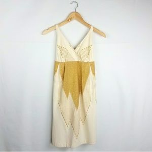Urban Outfitters Ecote Metallic Gold Dress